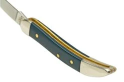 Case Small Texas Toothpick Navy Blue Synthetic, 23617, 4254 SS Pocket Knife -Knife Shop CE23617 04 case
