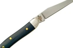 Case Small Texas Toothpick Navy Blue Synthetic, 23617, 4254 SS Pocket Knife -Knife Shop CE23617 05 case