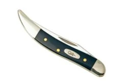 Case Small Texas Toothpick Navy Blue Synthetic, 23617, 4254 SS Pocket Knife -Knife Shop CE23617 06 case