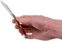 Case Mini Copperlock Smooth Chestnut Bone, 28704, 61749L SS Pocket Knife -Knife Shop CE28704 07 case ce28704 07
