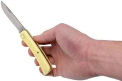 Case Sod Buster Jr. Yellow Synthetic, 00032, 3137 CV Pocket Knife -Knife Shop CE32 09 case ce32 09