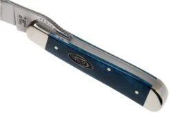 Case Russlock Mediterranean Blue Bone, Smooth, 52802, 61953L SS Pocket Knife -Knife Shop CE52802 06 case