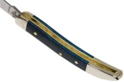 Case Small Texas Toothpick Mediterranean Blue Bone, Smooth, 52804, 610096 SS Pocket Knife -Knife Shop CE52804 05 case