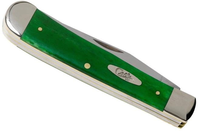 Case Trapper Brilliant Green Bone, Smooth, 52820, 6254 SS Pocket Knife 4 Case Trapper Brilliant Green Bone, Smooth, 52820, 6254 SS Pocket Knife - Image 4