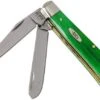 Case Mini Trapper Brilliant Green Bone, Smooth, 52824, 6207 SS Pocket Knife