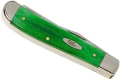 Case Mini Trapper Brilliant Green Bone, Smooth, 52824, 6207 SS Pocket Knife -Knife Shop CE52824 04 case