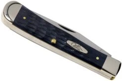 Case Trapper Pocket Worn Grey Bone, Crandall Jig, 58410, 6254 CV Pocket Knife -Knife Shop CE58410 04 case