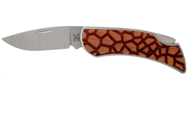 Case X Woodchuck Executive Lockback Brushed Stainless, Giraffe, 64320, M1300L SS Pocket Knife 1 Case X Woodchuck Executive Lockback Brushed Stainless, Giraffe, 64320, M1300L SS Pocket Knife
