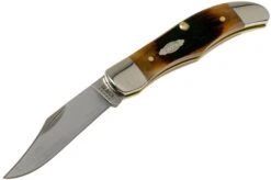 Case Pocket Hunter Dark Molasses Bone, Sawcut, 83142, 61165 SS Pocket Knife -Knife Shop CE83142 03 case
