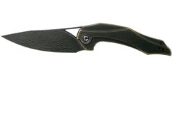 Civivi Plethiros C904DS-3 Damascus, Brass Pocket Knife, Elijah Isham Design