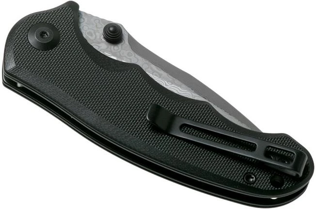 Civivi Hooligan C913DS-1 Damascus, Black G10 Pocket Knife 4 Civivi Hooligan C913DS-1 Damascus, Black G10 Pocket Knife - Image 4