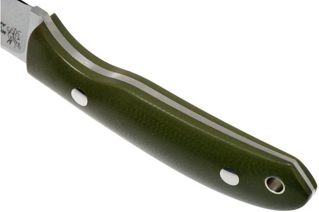 Casström Safari Olive G10 Hunting Knife 10607 Leather Sheath, Alan Wood Design 4 Casström Safari Olive G10 Hunting Knife 10607 Leather Sheath, Alan Wood Design - Image 4