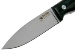 Casström No. 10 Swedish Forest Knife Black Micarta, 14C28N Flat Grind 13120 -Knife Shop CM13120 03 casstrom