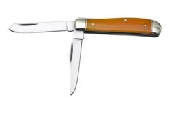 Cold Steel Mini Trapper FL-MTRPR-Y Yellow Bone, Pocket Knife