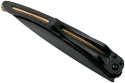 Deejo Tattoo Black 37g, Olive, Primes Cuts 1GB000152 Pocket Knife -Knife Shop DJ1GB000152 05 deejo