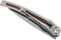 Deejo Tattoo 27g, Coralwood, Latino Skull 9AB024 Pocket Knife -Knife Shop DJ9AB024 05 deejo