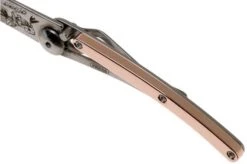 Deejo Tattoo Gold Black 27g, Pink Gold Gilded, Cherry Blossom DJ9AM000023 Pocket Knife -Knife Shop DJ9AM000023 07 deejo