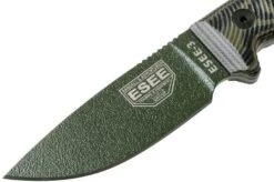 ESEE Model 3 OD Green Blade 3D OD Green-Black G10 Survival Knife 3PMOD-003 Black Sheath + Belt Clip -Knife Shop EE 3PMOD 003 03 esee knives