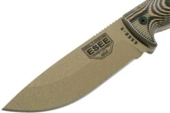 ESEE Model 5 Dark Earth Blade 3D Coyote-Black G10 Survival Knife 5PDE-005 Kydex Sheath + Clip Plate -Knife Shop EE 5PDE 005 03 esee knives