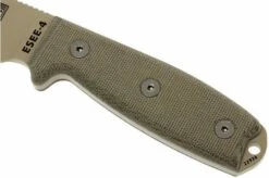 ESEE Model 4 Desert Tan 4P-KO-DT Survival Knife Without Sheath -Knife Shop EE ESEE 4P KO DT 03 esee knives model 4 ee esee 4p ko dt d3