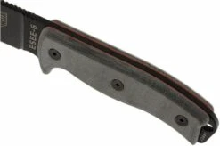 ESEE Model 6 Black Blade, Grey Handle 6P-KO Survival Knife Without Sheath -Knife Shop EE ESEE 6P KO 04 esee knives model 6 ee esee 6p ko d4