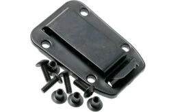 ESEE Izula II Tactical Gunsmoke IZULA-II-TG Neck Knife With Black Sheath + Belt Clip -Knife Shop EE IZULA2 TG 08 esee knives