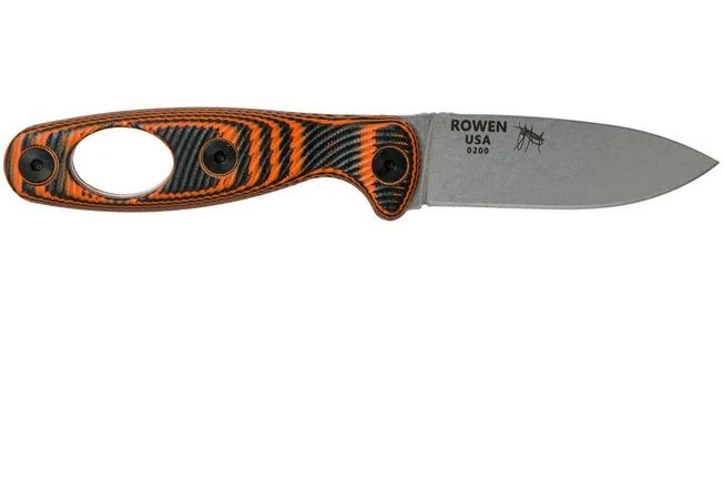 ESEE Xancudo S35VN Black-Orange G10 With Hole XAN1-006 Fixed Knife 2 ESEE Xancudo S35VN Black-Orange G10 With Hole XAN1-006 Fixed Knife - Image 2