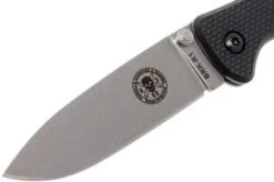 ESEE Knives Zancudo D2 Black-Stonewashed, BRKR2 Pocket Knife -Knife Shop EE ZANCUDO B SW D2 03 esee knives zancudo ee zancudo b sw d2 03