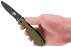 ESEE Knives Zancudo D2 OD-Green-Black, BRKR2ODB Pocket Knife -Knife Shop EE ZANCUDO OD B D2 08 esee knives zancudo ee zancudo od b d2 08