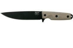 EKA RTG-1 Ready To Go 50020 Black Blade, Canvas Micarta Survival Knife