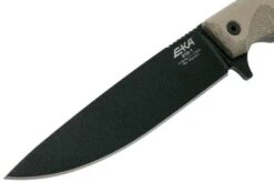 EKA RTG-1 Ready To Go 50020 Black Blade, Canvas Micarta Survival Knife -Knife Shop EK 50020 03 eka