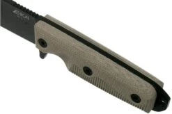EKA RTG-1 Ready To Go 50020 Black Blade, Canvas Micarta Survival Knife -Knife Shop EK 50020 05 eka