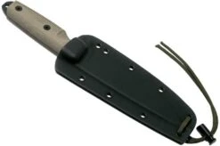 EKA RTG-1 Ready To Go 50020 Black Blade, Canvas Micarta Survival Knife -Knife Shop EK 50020 07 eka