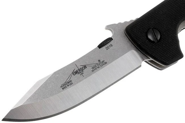 Emerson Mini CQC-8 Horseman Plain Edge, Stonewashed 3 Emerson Mini CQC-8 Horseman Plain Edge, Stonewashed - Image 3