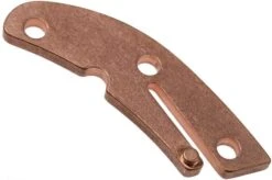 Flytanium Spyderco Delica 4 Backspacer, Copper