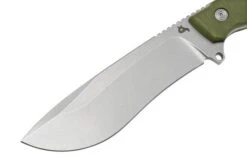 Black Fox Golem, Stonewashed D2 Blade, OD Green G10 Fixed Knife -Knife Shop FOBF 757OD 03 blackfox