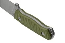Black Fox Golem, Stonewashed D2 Blade, OD Green G10 Fixed Knife -Knife Shop FOBF 757OD 04 blackfox