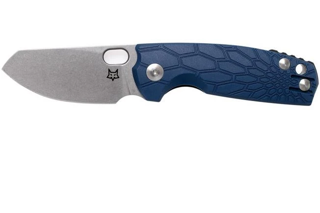 Fox Baby Core UK, Blue FX-608UKBL Pocket Knife, Jesper Voxnaes Design 1 Fox Baby Core UK, Blue FX-608UKBL Pocket Knife, Jesper Voxnaes Design