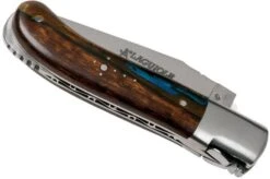 Fontenille Pataud Gentleman 10.5 Cm L8HBF Blue Hybrid Ironwood Pocket Knife -Knife Shop FPL8HBF 04 fontenille pataud