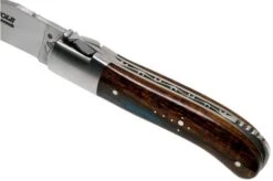 Fontenille Pataud Gentleman 10.5 Cm L8HBF Blue Hybrid Ironwood Pocket Knife -Knife Shop FPL8HBF 07 fontenille pataud