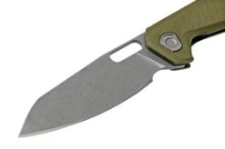 Gerber Slimsada 1064426 Green Micarta Pocket Knife -Knife Shop GE1064426 03 gerber
