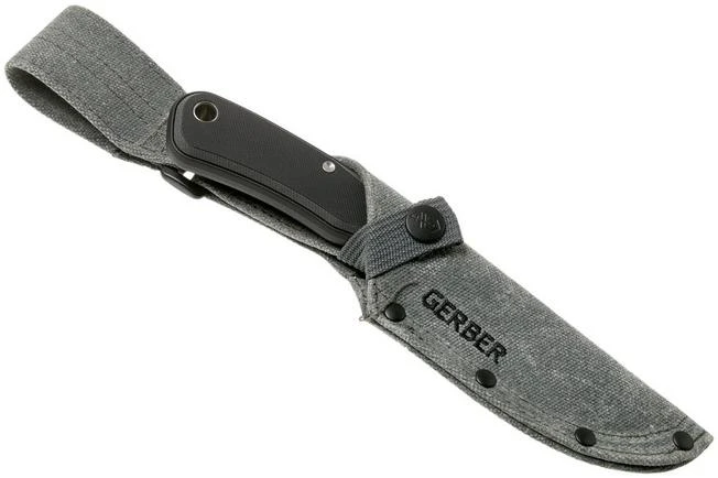 Gerber Downwind Fixed Drop Point 30-001817 Black G10, Outdoor Knife 6 Gerber Downwind Fixed Drop Point 30-001817 Black G10, Outdoor Knife - Image 6
