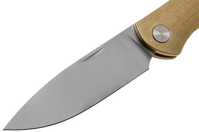 GiantMouse ACE Farley Brass, Satin Pocket Knife, Ansø And Voxnaes Design 3 GiantMouse ACE Farley Brass, Satin Pocket Knife, Ansø And Voxnaes Design - Image 3