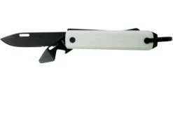 The James Brand Ellis, White G10 + Black Pocket Knife