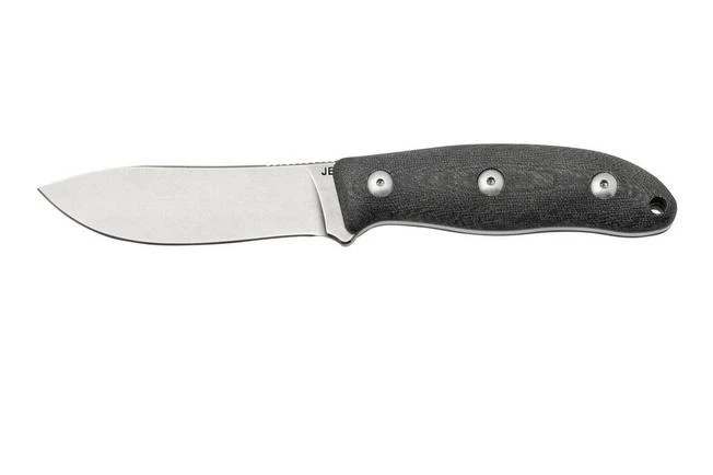 J.E. Made Semi Skinner Black Micarta Hunting Knife 1 J.E. Made Semi Skinner Black Micarta Hunting Knife