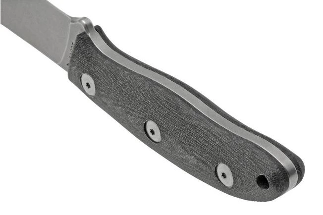 J.E. Made Semi Skinner Black Micarta Hunting Knife 4 J.E. Made Semi Skinner Black Micarta Hunting Knife - Image 4