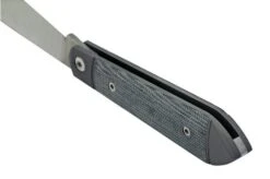 Jack Wolf Low Drag Jack DRAG-01-BLK, Black Canvas Micarta, Slipjoint Pocket Knife -Knife Shop JW DRAG 01 BLK 04 jackwolf