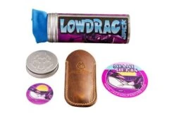 Jack Wolf Low Drag Jack DRAG-01-BLK, Black Canvas Micarta, Slipjoint Pocket Knife -Knife Shop JW DRAG 01 BLK 07 jackwolf