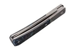 Jack Wolf Pioneer Jack PIONE-01-DM-BL Fat Carbon Dark Matter Blue, Slipjoint Pocket Knife -Knife Shop JW PIONE 01 DM BL 05 jackwolf