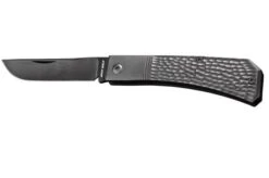 Jack Wolf Pioneer Jack PIONE-01-TI-JI DLC Black Jigged Titanium, Slipjoint Pocket Knife